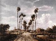 HOBBEMA, Meyndert The Alley at Middelharnis g USA oil painting reproduction